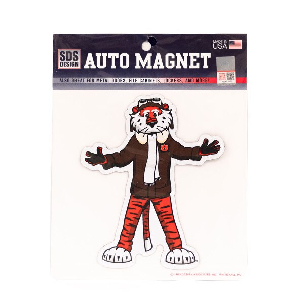 six inch Aubie aviator magnet